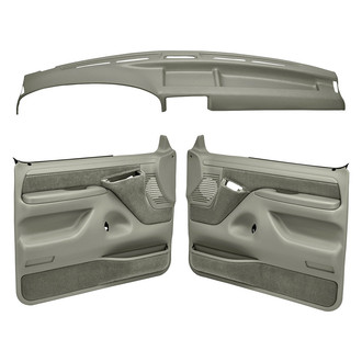 Coverlay® - Taupe Gray Dash Cover and Door Panels Combo Kit