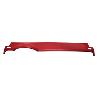 Coverlay® - Red Dash Cover w/o Vent Portion Cover (w/o Speaker Cut Out)