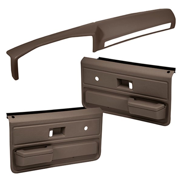 Coverlay® - Dark Brown Dash Cover and Door Panels Combo Kit