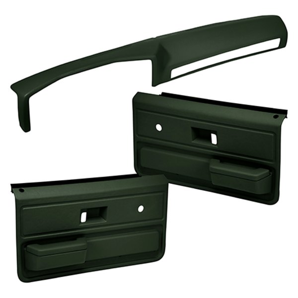 Coverlay® - Green Dash Cover and Door Panels Combo Kit