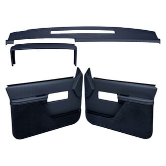 Coverlay® - Dark Blue Dash Cover and Door Panels Combo Kit (Full Power Windows)