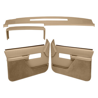 Coverlay® - Neutral Dash Cover and Door Panels Combo Kit (Full Power Windows)