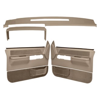 Coverlay® - Medium Brown Dash Cover and Door Panels Combo Kit (Full Power Windows)