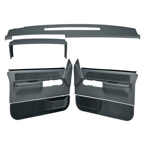 Coverlay® - Slate Gray Dash Cover and Door Panels Combo Kit