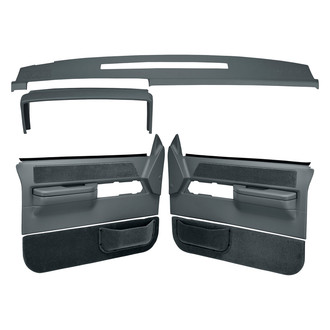 Coverlay® - Slate Gray Dash Cover and Door Panels Combo Kit (Full Power Windows)