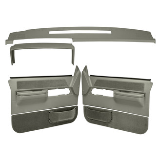 Coverlay® - Taupe Gray Dash Cover and Door Panels Combo Kit (Full Power Windows)