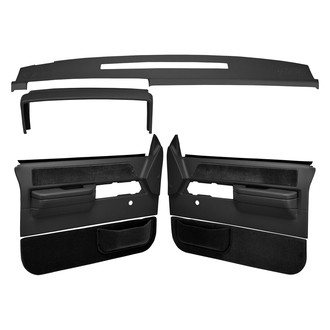 Coverlay® - Black Dash Cover and Door Panels Combo Kit (No Power Windows)