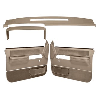 Coverlay® - Medium Brown Dash Cover and Door Panels Combo Kit (No Power Windows)