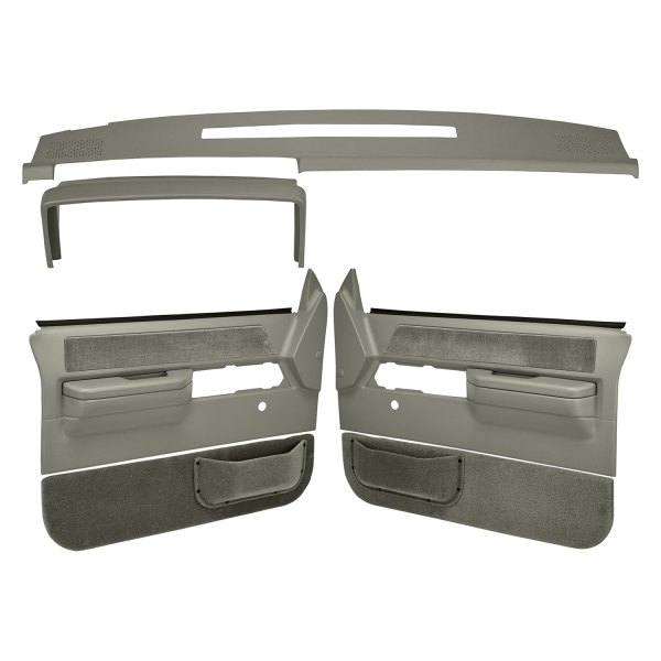 Coverlay® - Taupe Gray Dash Cover and Door Panels Combo Kit