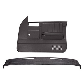 Coverlay® - Dark Brown Dash Cover and Door Panels Combo Kit (No Power Windows)