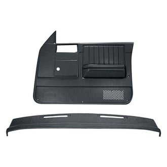 Coverlay® - Black Dash Cover and Door Panels Combo Kit (Power Windows)