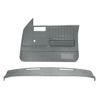 Coverlay® - Light Gray Dash Cover and Door Panels Combo Kit (Power Windows)