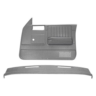 Coverlay® - Taupe Gray Dash Cover and Door Panels Combo Kit (Power Windows)