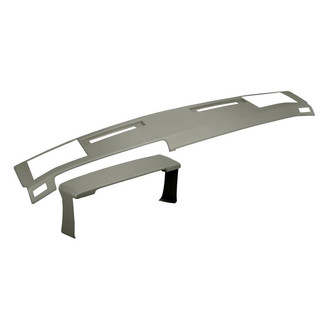 Coverlay® - Taupe Gray Dash Cover and Instrument Panel Cover Combo Kit (with Side Vents Cut Out)