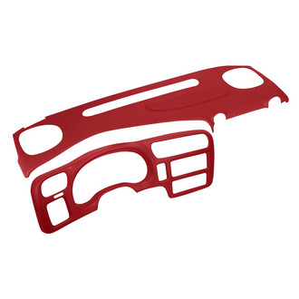 Coverlay® - Red Dash Cover and Instrument Panel Cover Combo Kit