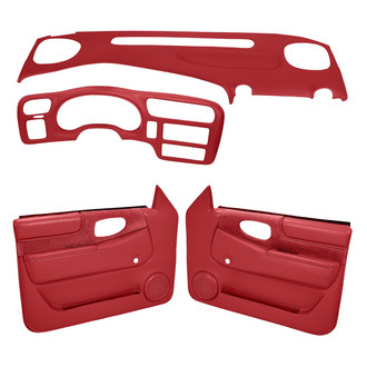 Coverlay® - Red Interior Combo Kit (No Power Windows)