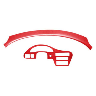Coverlay® - Red Dash Cover and Instrument Panel Cover Combo Kit