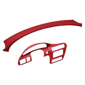 Coverlay® - Red Dash Cover and Instrument Panel Cover Combo Kit