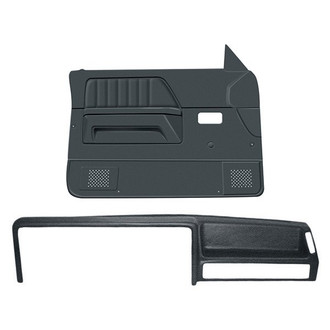Coverlay® - Dark Gray Dash Cover and Door Panels Combo Kit (Full Power Windows)