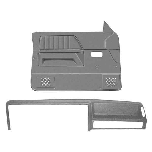 Coverlay® - Taupe Gray Dash Cover and Door Panels Combo Kit