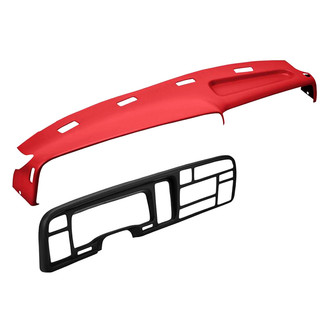 Coverlay® - Red Dash Cover and Instrument Panel Cover Combo Kit