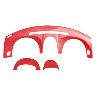 Coverlay® - Red Dash Cover and Instrument Panel Cover Combo Kit