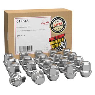 Coyote Accessories® - Chrome Cone Seat OE Style Stellantis Lug Wheel Installation Kit