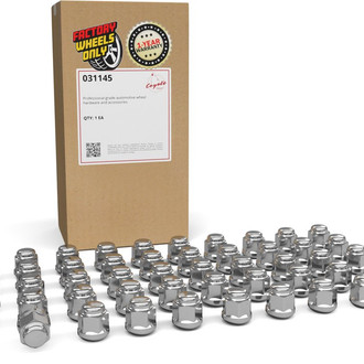 Coyote Accessories® - Chrome Radius/Ball Seat OE Style Honda Lug Wheel Installation Kit