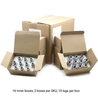 Coyote Accessories® - OE Style Small Lug Nuts Assortment