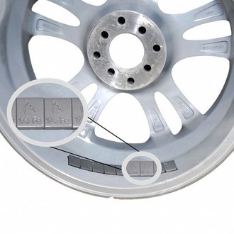 Coyote Accessories® - Chrome Standard Tape Wheel Weights