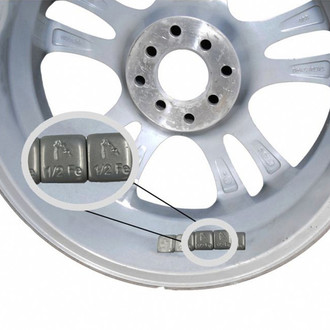 Coyote Accessories® - Chrome Standard Tape Wheel Weights