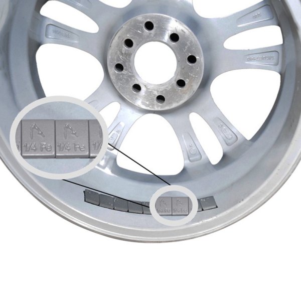 Coyote Accessories® - Chrome Roll Standard Tape Wheel Weights
