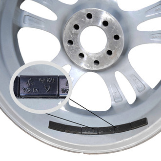 Coyote Accessories® - Black Standard Tape Wheel Weights