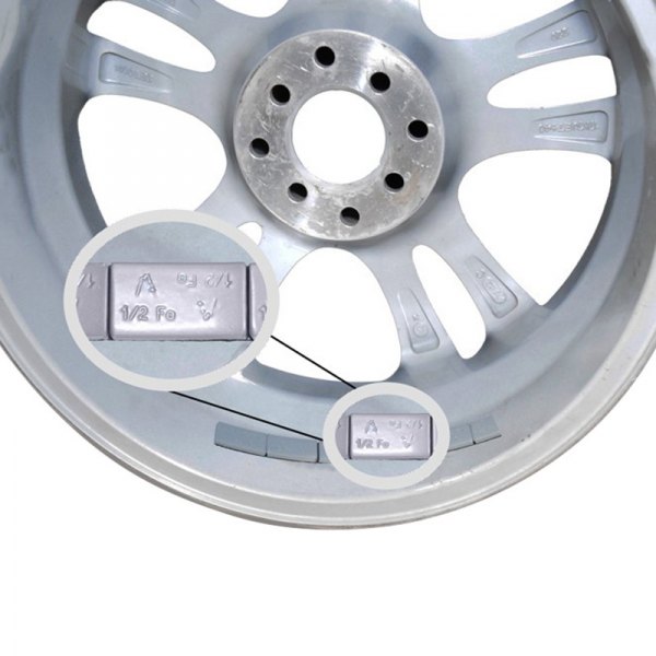 Coyote Accessories® - Chrome Adhesive Wheel Weights