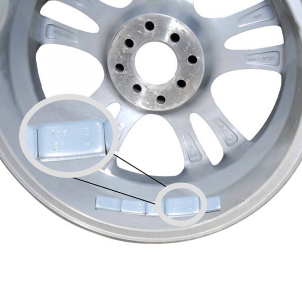 Coyote Accessories® - Chrome Standard Tape Wheel Weights