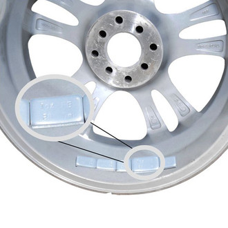 Coyote Accessories® - Chrome Standard Tape Wheel Weights
