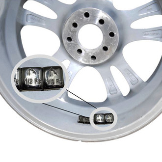 Coyote Accessories® - Black Roll Adhesive Wheel Weights