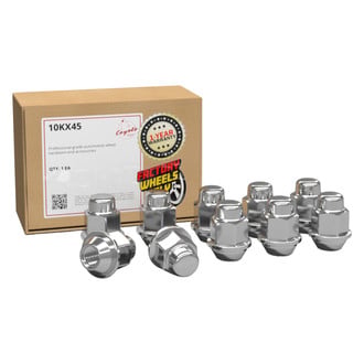 Coyote Accessories® 10KX45 - Chrome Mag Seat OE Style Hyundai Lug Wheel Installation Kit
