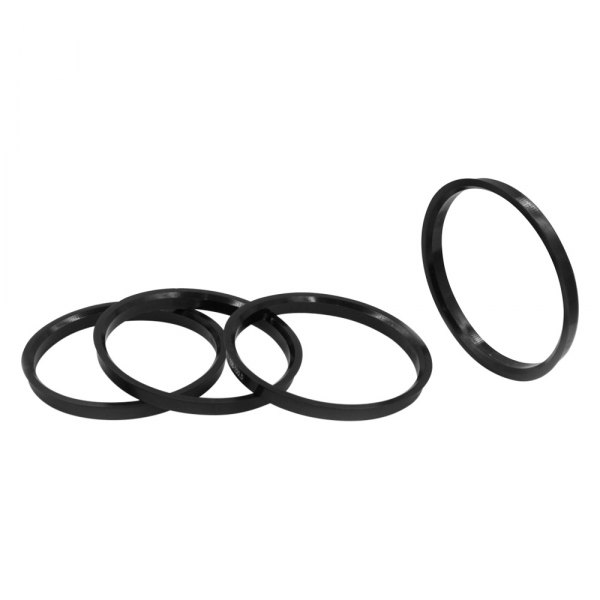 Coyote Accessories® - Black Anodized Plastic Hub Centric Ring Set