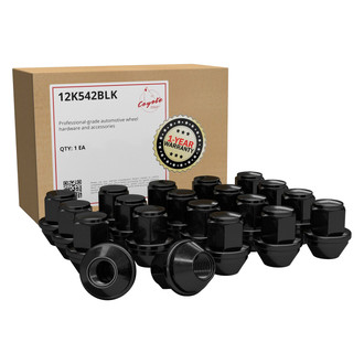 Coyote Accessories® - Cone Seat OE Style Ford Lug Wheel Installation Kit w/o Valve Stems