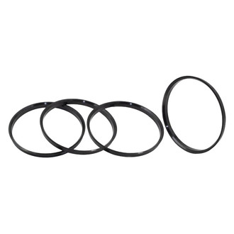 Coyote Accessories® - Black Anodized Plastic Hub Centric Ring Set
