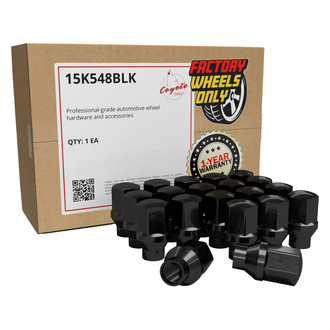 Coyote Accessories® - Black E-T/Ultra Seat Bulge Lug Wheel Installation Kit