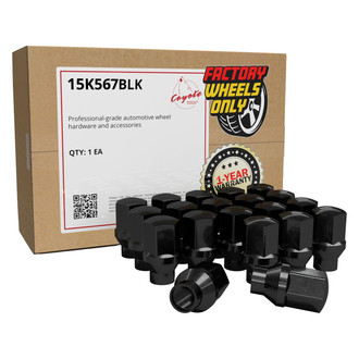 Coyote Accessories® - Black E-T/Ultra Seat Bulge Lug Wheel Installation Kit