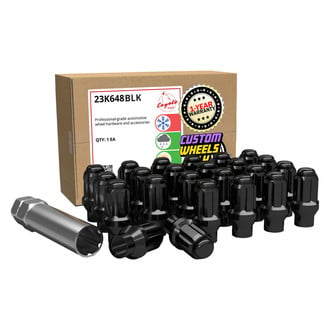 Coyote Accessories® - Black E-T/Ultra Seat Spline Lug Wheel Installation Kit