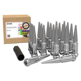 Coyote Accessories® - Cone Seat Spline Spiked Lug Wheel Installation Kit