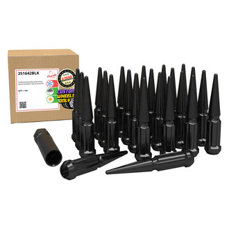 Coyote Accessories® - Cone Seat Spline Spiked Lug Wheel Installation Kit