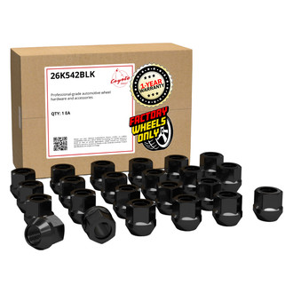 Coyote Accessories® - Black Cone Seat OE Style Ford Lug Wheel Installation Kit