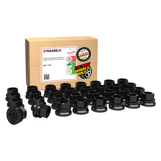 Coyote Accessories® - Chrome Flat Seat OE Style Ford Lug Wheel Installation Kit