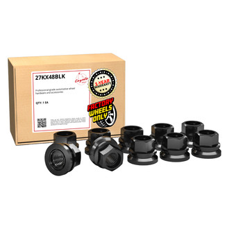 Coyote Accessories® - Chrome Flat Seat OE Style Ford Lug Wheel Installation Kit