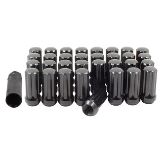 Coyote Accessories® 33K842BLK - Black Cone Seat Spline (7 Sided) Lug Wheel Installation Kit w/o Valve Stems